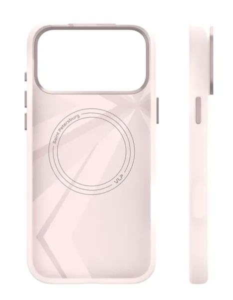 Чехол защитный VLP Aster Pro Case с MagSafe для iPhone 17 Pro Max, розовый