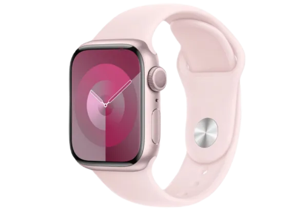 Apple Watch Series 9 45mm Pink Aluminum Case Pink Sport Band