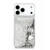 Guess для iPhone 17 Pro чехол Liquid Glitter Charms Hard Silver