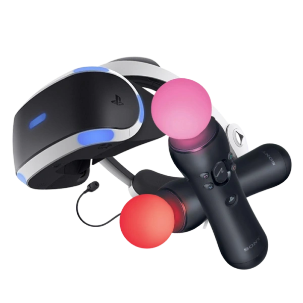 Шлем VR Sony PlayStation + Camera + 2 Move Motion Controller